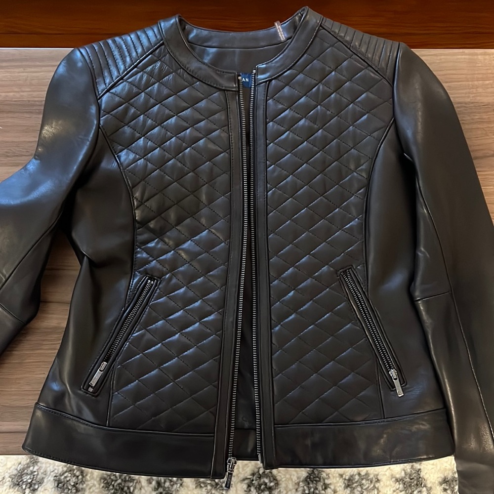 NEW Cole Haan Leather jacket